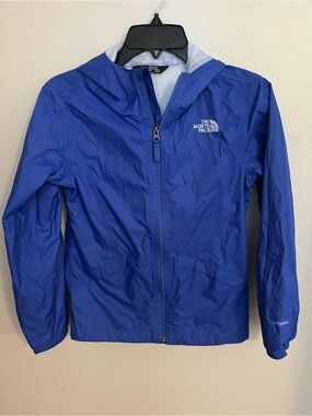 The North Face Royal Blue Hooded‎ Windbreaker Size 10/12